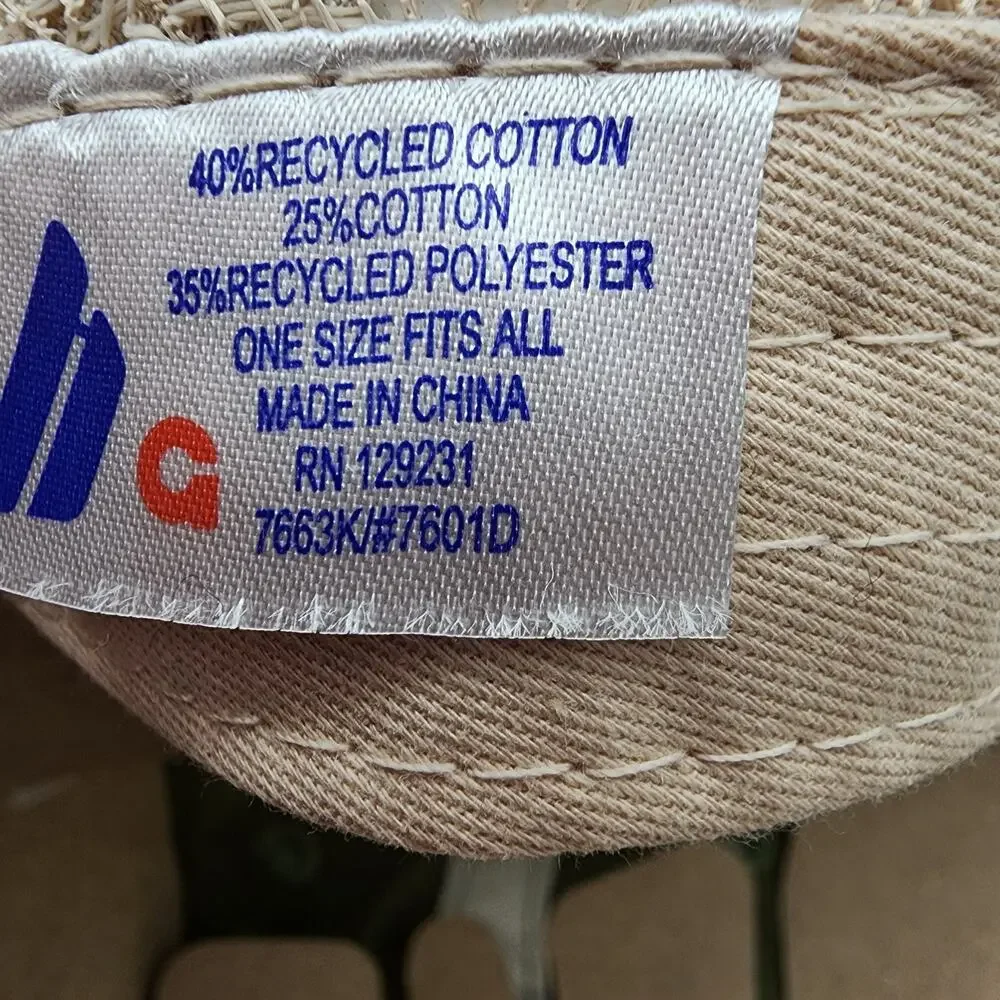 St. Lucia Coordinates West Indies Cap Hap Trucker Mesh Snapback Green Tan OS